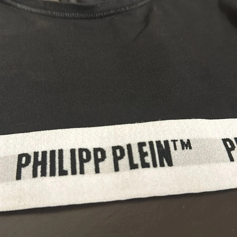 PHILIPP PLEIN black sports bra racer back band - Picture 2 of 6